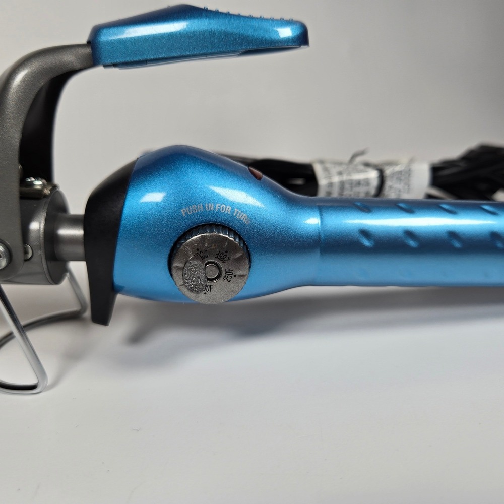 BaBylissPRO Nano Titanium 1" Inch Spring Curling Iron Blue BABNT125SN - Picture 2 of 10